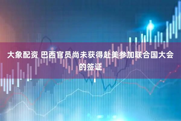 大象配资 巴西官员尚未获得赴美参加联合国大会的签证
