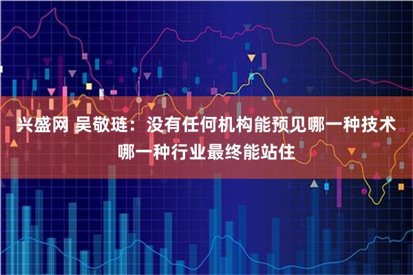 兴盛网 吴敬琏：没有任何机构能预见哪一种技术哪一种行业最终能站住